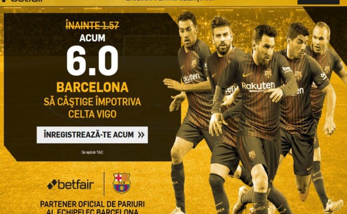 Incep promotiile cu Barcelona