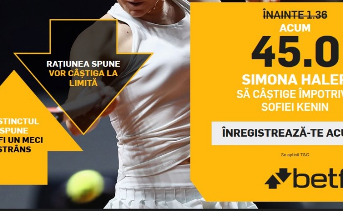 Betfair este alaturi de Simona Halep la Australian Open